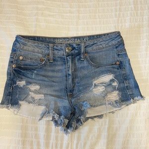 Stretch Jean shorts.